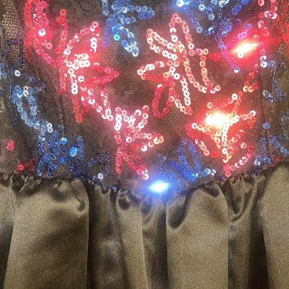 Vintage Scott McClintock Sequin Bodice Satin Puff Skirt Gown Dress 6 RARE - Picture 6 of 16